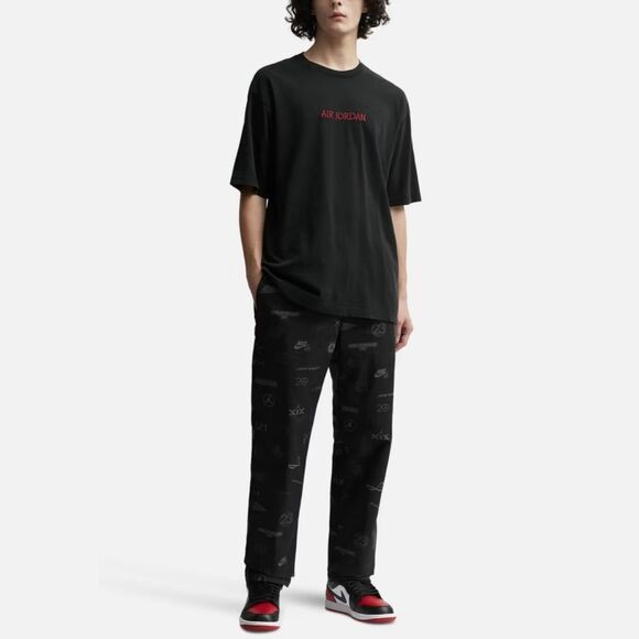 JORDAN Air Jordan WORDMARK Tee Short Sleeve Crewneck T-Shirt Spell Out Sz XXL - Picture 6 of 13